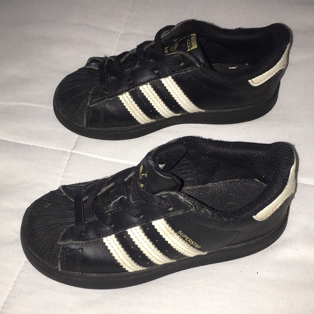 Adidas all star black child size 10
